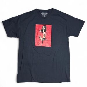 Aaliyah men's black graphic tee Size L T-shirt